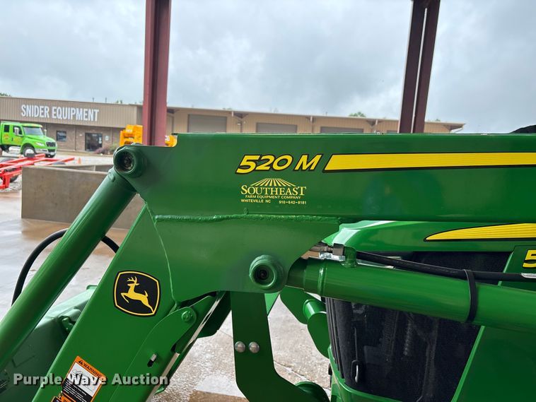 image for item DV4376 2021 John Deere 5075E MFWD tractor