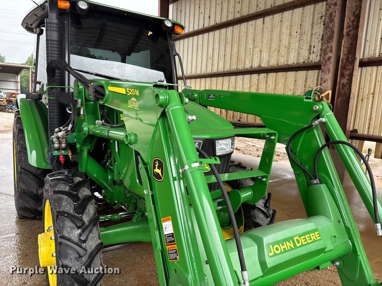 image for item DV4376 2021 John Deere 5075E MFWD tractor