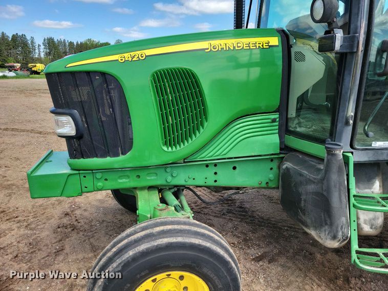 image for item DZ7153 2002 John Deere 6420 tractor
