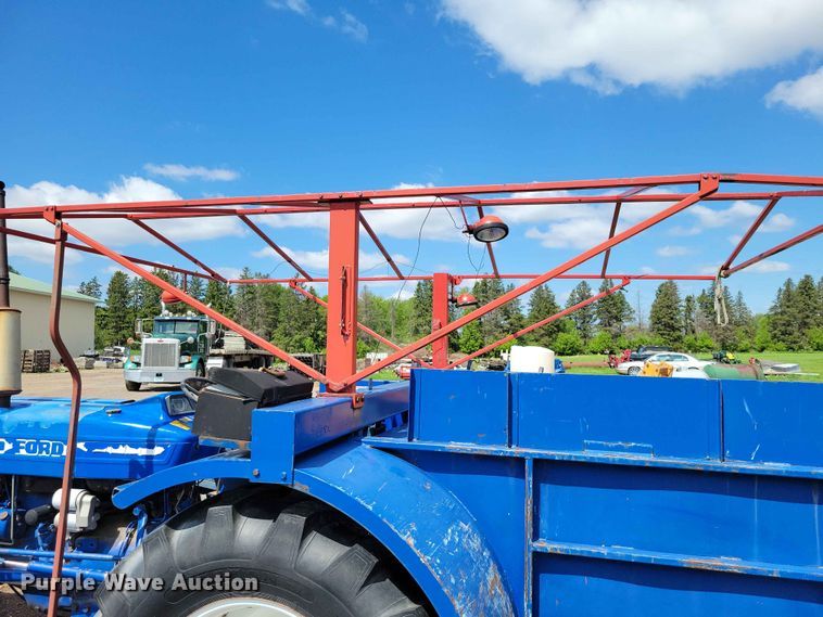 image for item DZ7158 1977 Ford 3600 tractor with Brouwer A3A sod harvester sod harvestor