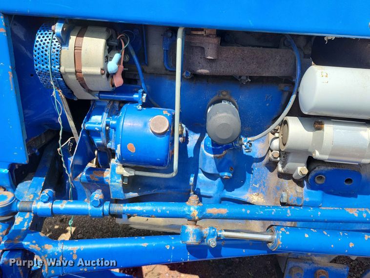 image for item DZ7158 1977 Ford 3600 tractor with Brouwer A3A sod harvester sod harvestor