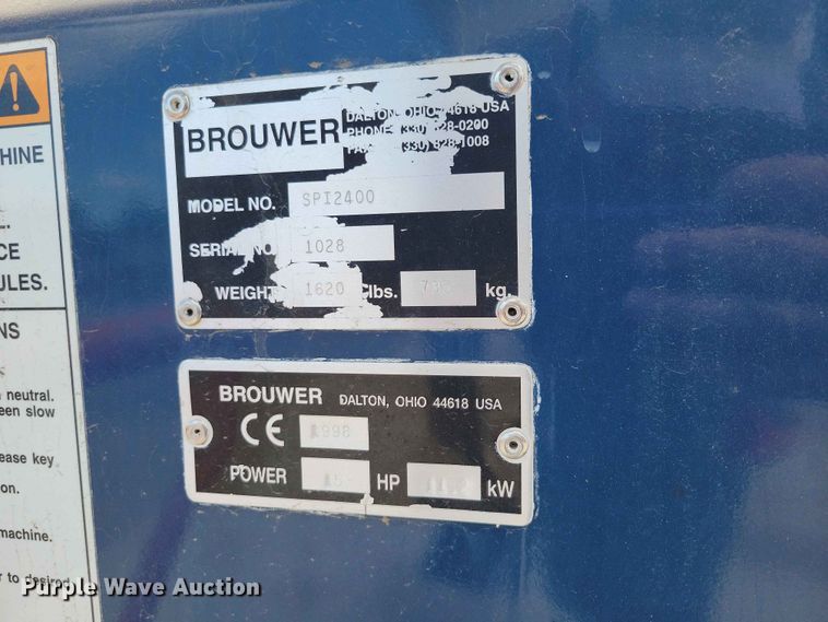 image for item DZ7161 1998 Brouwer SPI 2400 sod installer