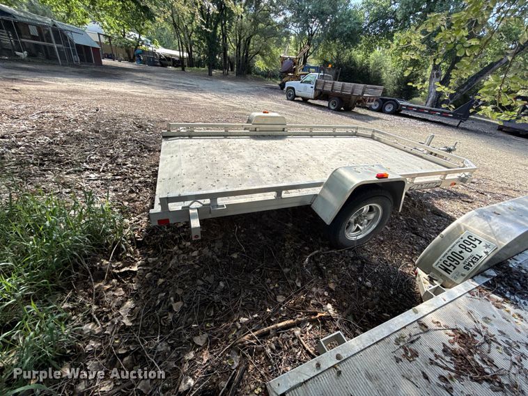 image for item EN0450 2018 Aluma 7712HTILT tilt deck utility trailer