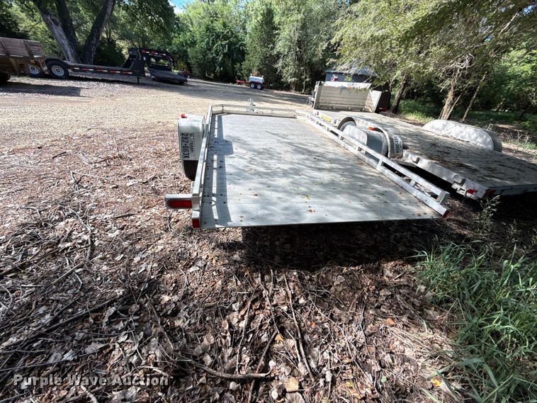 image for item EN0450 2018 Aluma 7712HTILT tilt deck utility trailer