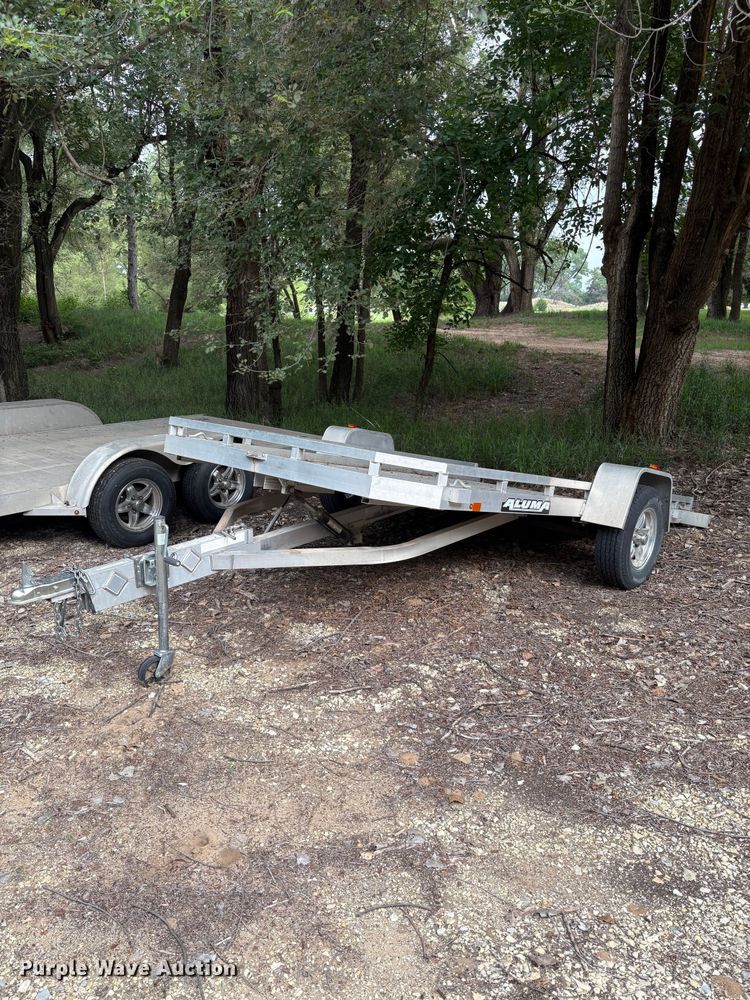 image for item EN0450 2018 Aluma 7712HTILT tilt deck utility trailer