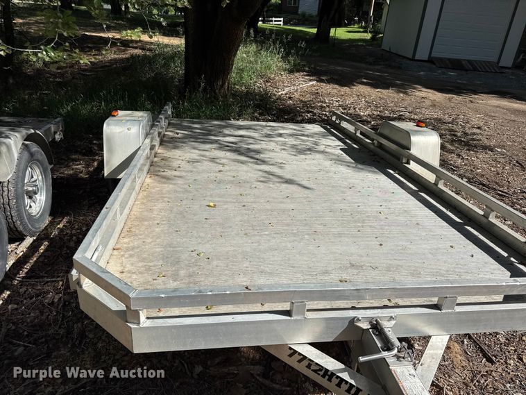 image for item EN0450 2018 Aluma 7712HTILT tilt deck utility trailer
