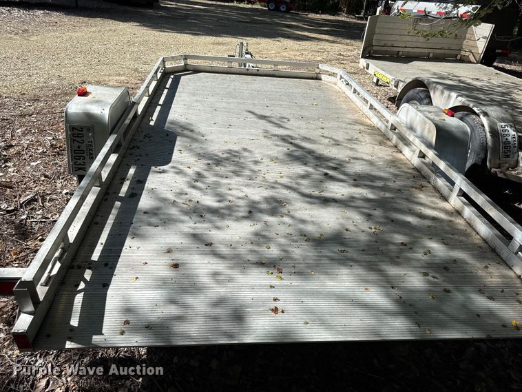 image for item EN0450 2018 Aluma 7712HTILT tilt deck utility trailer