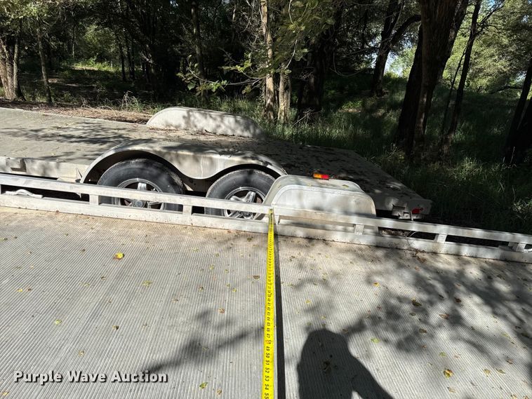 image for item EN0450 2018 Aluma 7712HTILT tilt deck utility trailer