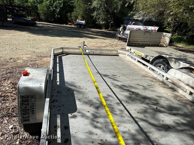 image for item EN0450 2018 Aluma 7712HTILT tilt deck utility trailer