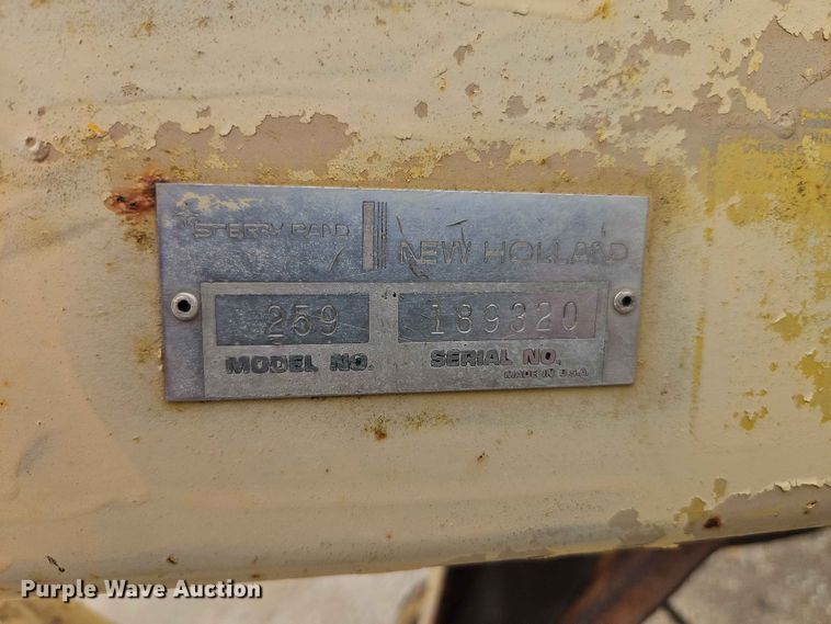 image for item EO7408 New Holland 259 hay rake