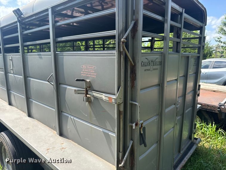 image for item ET6242 2018 Calico Trailer Mfg. livestock trailer