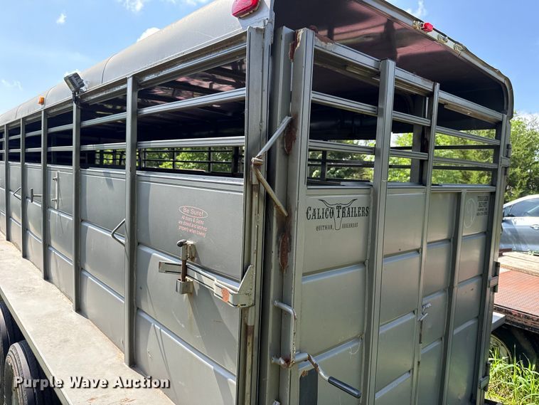 image for item ET6242 2018 Calico Trailer Mfg. livestock trailer