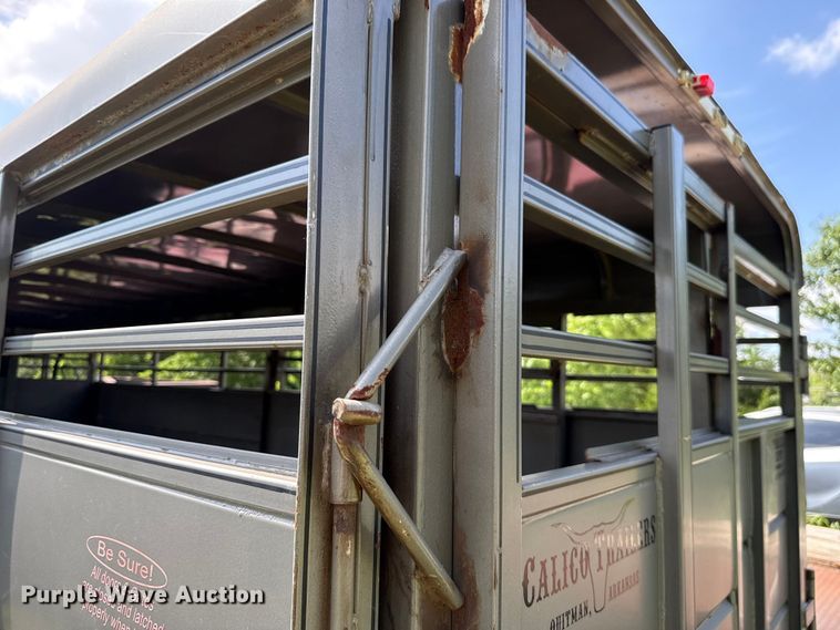 image for item ET6242 2018 Calico Trailer Mfg. livestock trailer