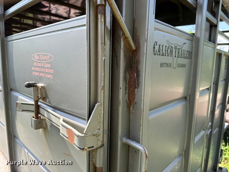 image for item ET6242 2018 Calico Trailer Mfg. livestock trailer