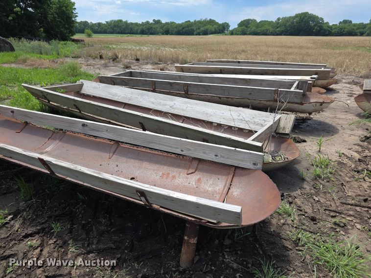 image for item EV2240 (12) steel livestock feed bunks
