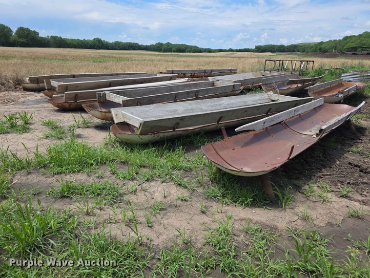 image for item EV2240 (12) steel livestock feed bunks
