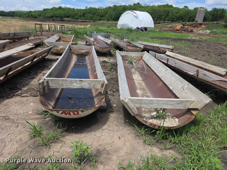 image for item EV2240 (12) steel livestock feed bunks