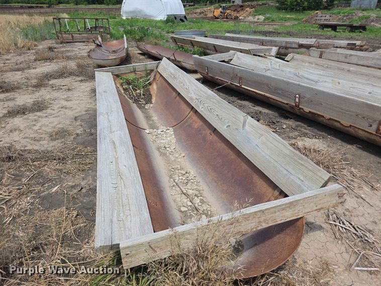 image for item EV2240 (12) steel livestock feed bunks