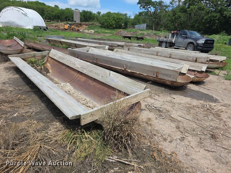 image for item EV2240 (12) steel livestock feed bunks