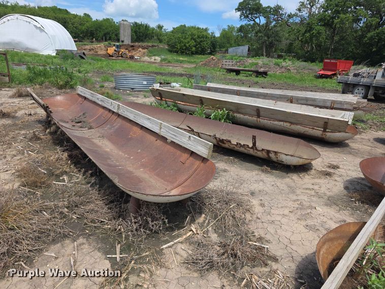 image for item EV2240 (12) steel livestock feed bunks
