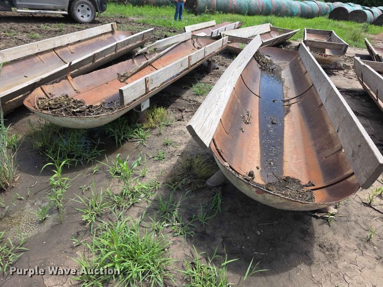 image for item EV2240 (12) steel livestock feed bunks