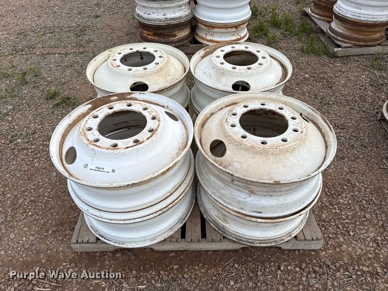 image for item FB6479 (8) 24.5 steel wheels