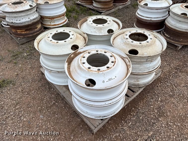 image for item FB6479 (8) 24.5 steel wheels