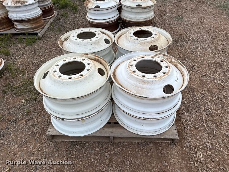 image for item FB6479 (8) 24.5 steel wheels