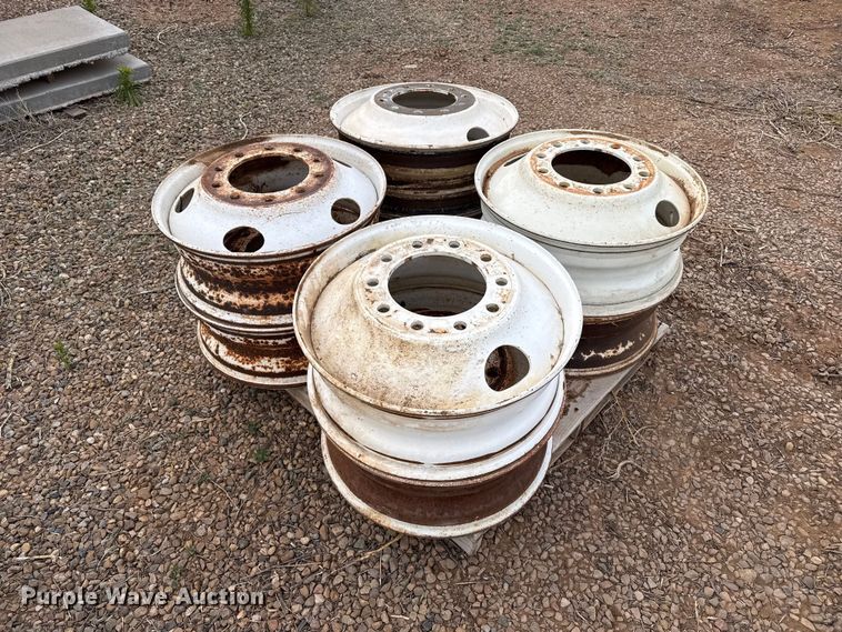 image for item FB6480 (8) 24.5 steel wheels