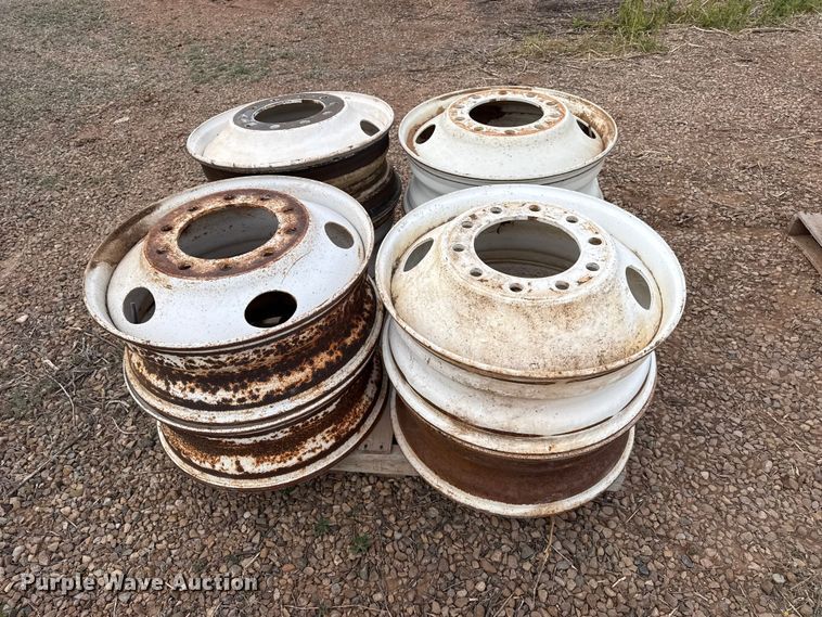image for item FB6480 (8) 24.5 steel wheels