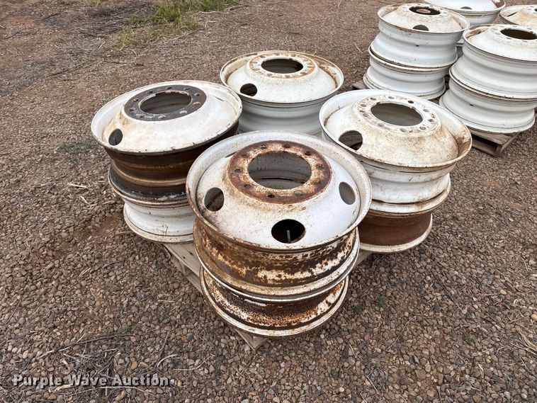 image for item FB6480 (8) 24.5 steel wheels