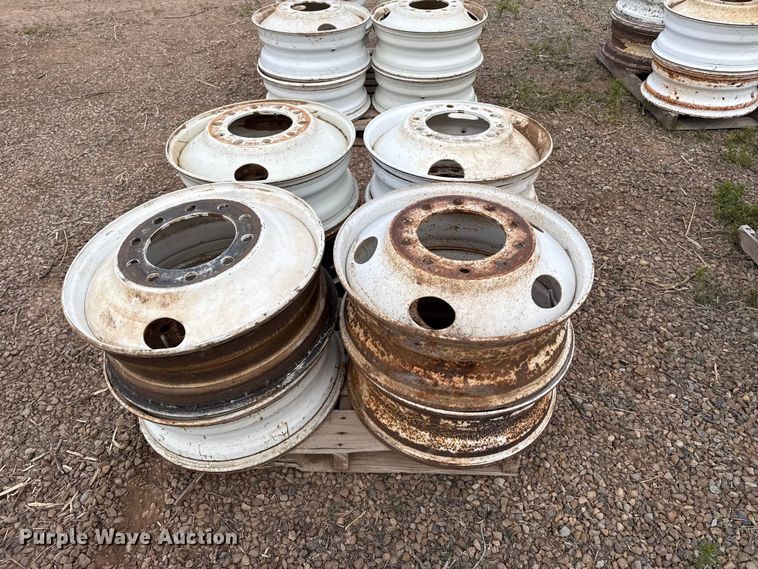 image for item FB6480 (8) 24.5 steel wheels