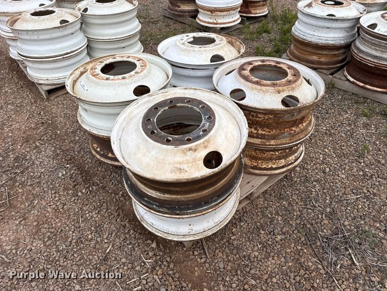 image for item FB6480 (8) 24.5 steel wheels