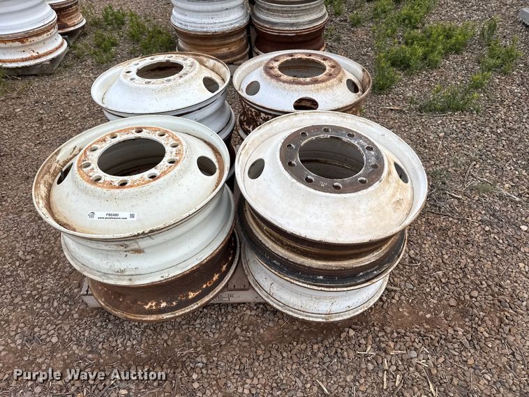 image for item FB6480 (8) 24.5 steel wheels
