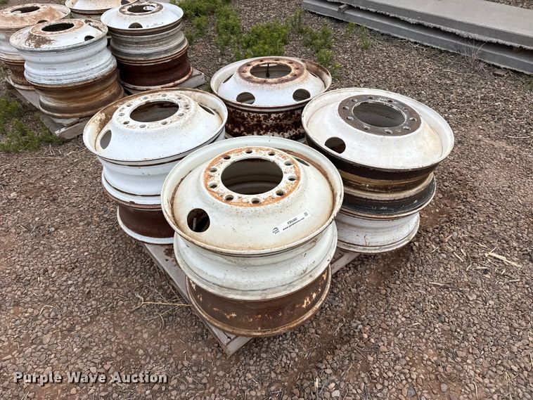 image for item FB6480 (8) 24.5 steel wheels