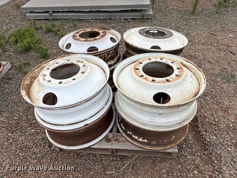 image for item FB6480 (8) 24.5 steel wheels