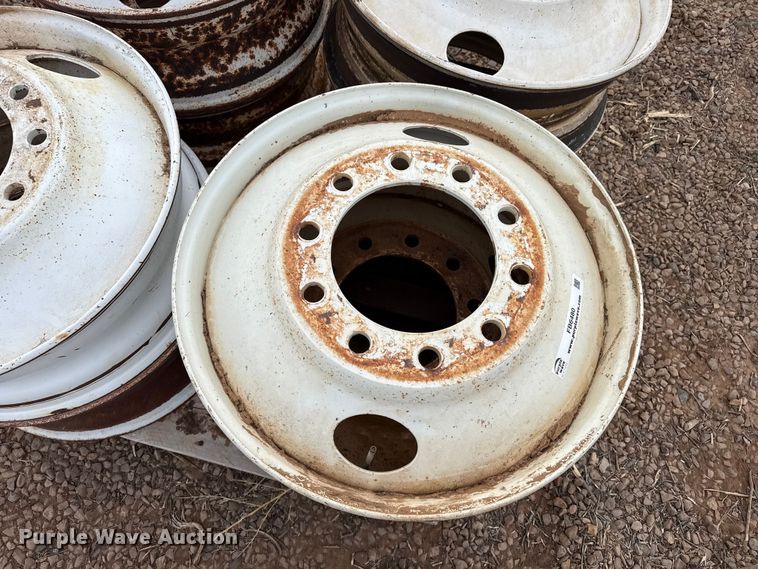 image for item FB6480 (8) 24.5 steel wheels
