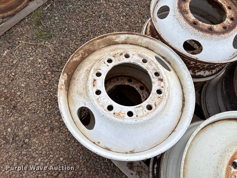 image for item FB6480 (8) 24.5 steel wheels