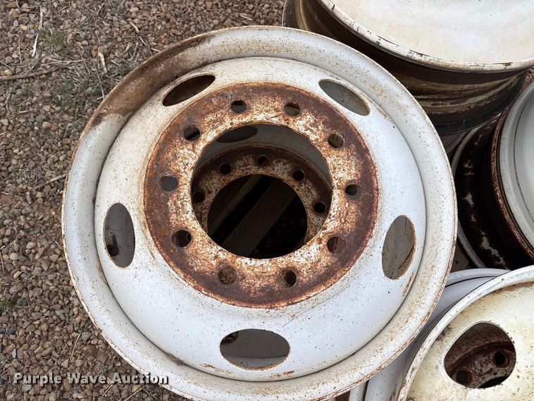 image for item FB6480 (8) 24.5 steel wheels
