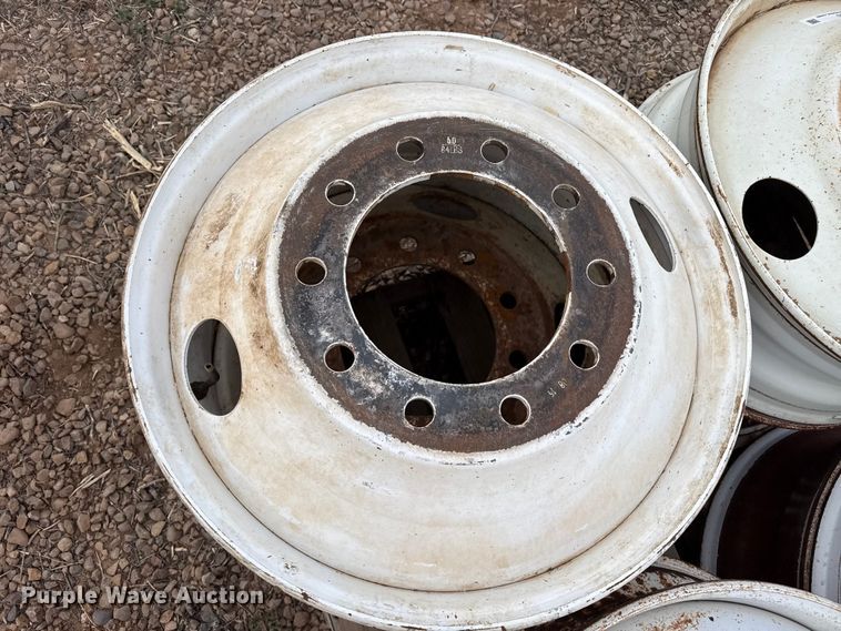 image for item FB6480 (8) 24.5 steel wheels