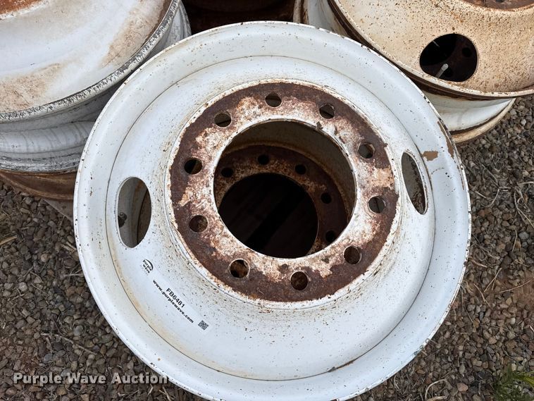image for item FB6481 (8) 24.5 steel wheels