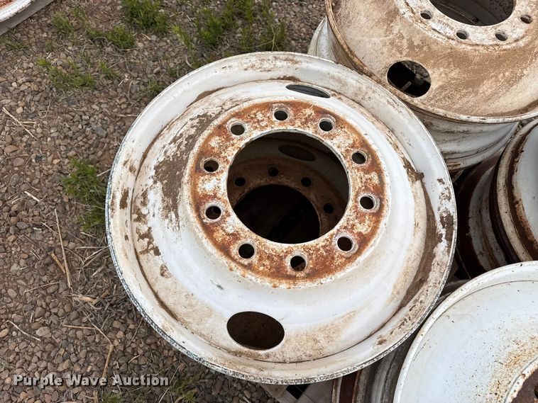image for item FB6481 (8) 24.5 steel wheels