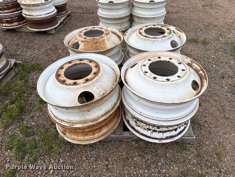 image for item FB6482 (8) 24.5 steel wheels