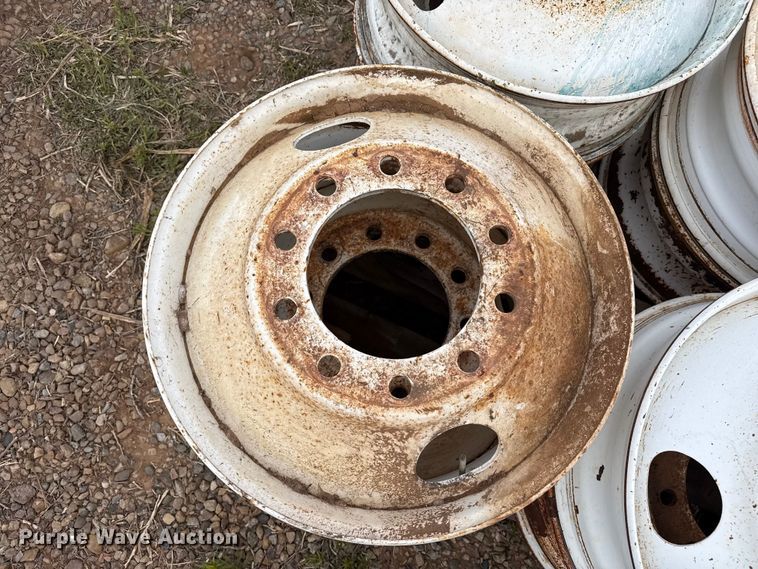 image for item FB6482 (8) 24.5 steel wheels