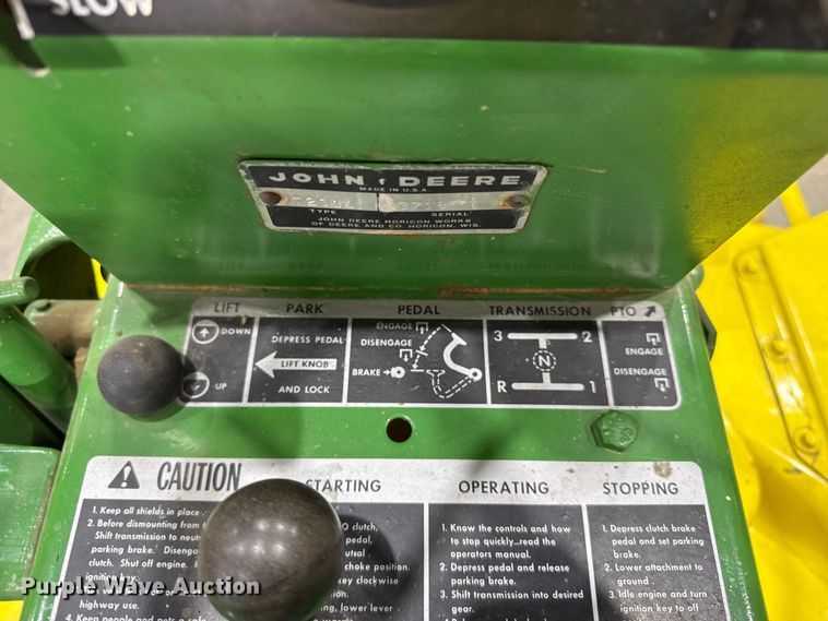 image for item FB6483 John Deere 70 lawn mower