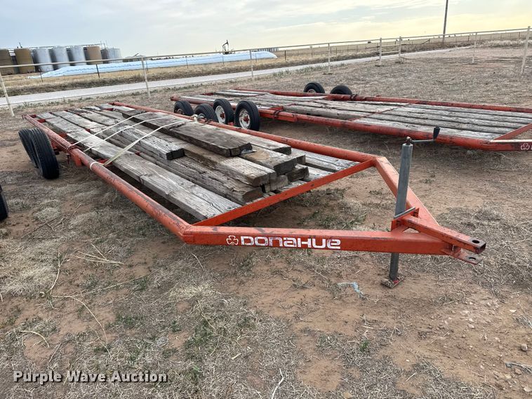 image for item FB6486 (2) Donahue implement trailers