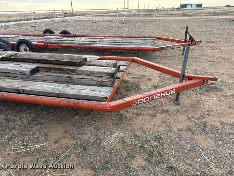 image for item FB6486 (2) Donahue implement trailers