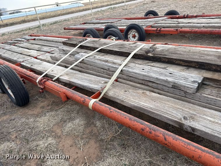 image for item FB6486 (2) Donahue implement trailers