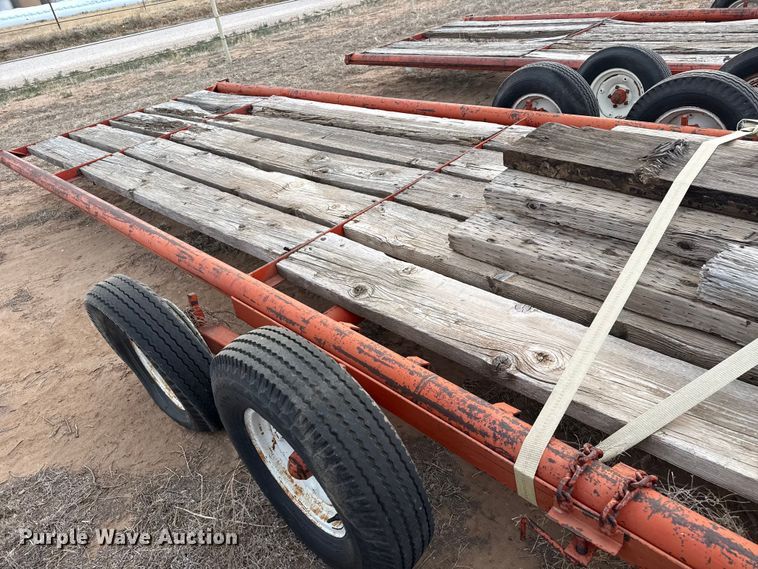 image for item FB6486 (2) Donahue implement trailers