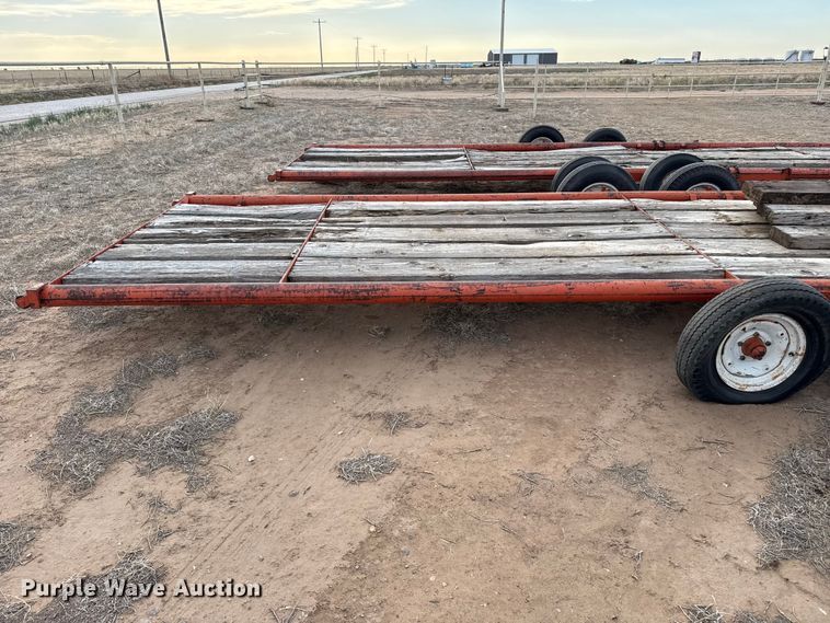 image for item FB6486 (2) Donahue implement trailers